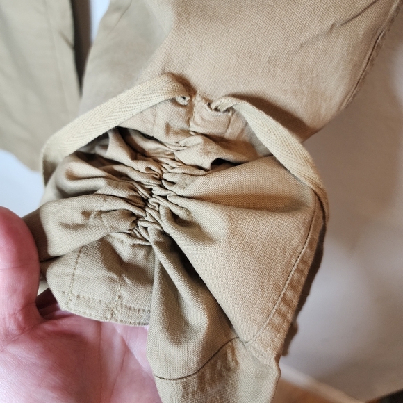 NWT Columbia Tie up ruched hem khaki pants.  Women's size 16. - Picture 4 of 16